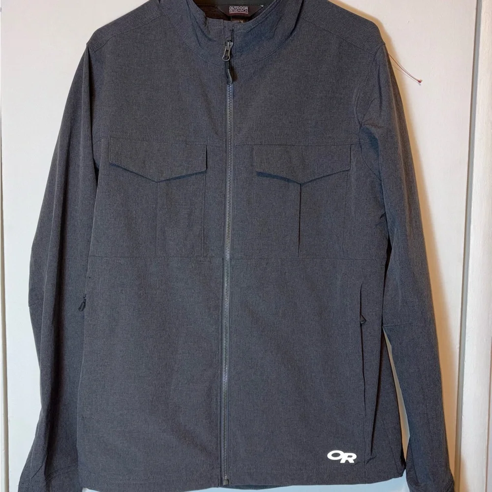 Outdoor Research Prologue Field Jacket Charcoal/ Pewter Men’s Medium Softshell - Picture 3 of 9